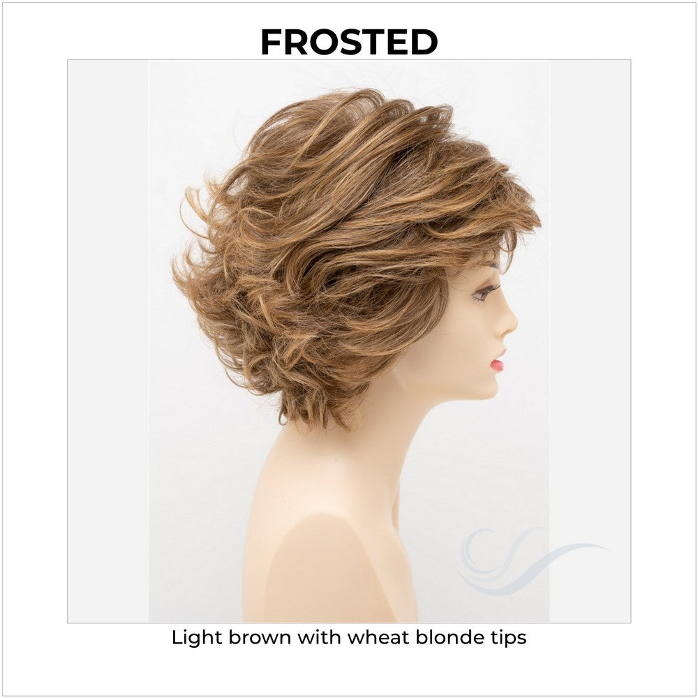 Kylie By Envy in Frosted-Light brown with wheat blonde tips