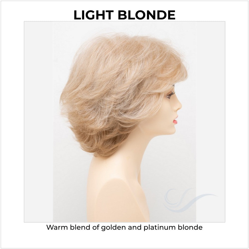 Kylie By Envy in Light Blonde-Warm blend of golden and platinum blonde