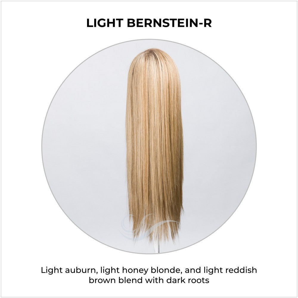 Look by Ellen Wille in Light Bernstein-R-Light auburn, light honey blonde, and light reddish brown blend with dark roots
