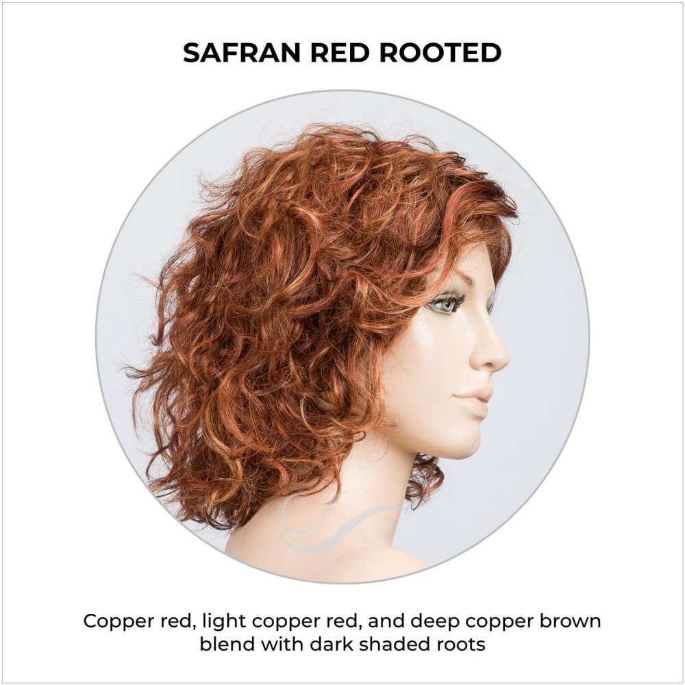 Loop by Ellen Wille in Safran Red Rooted-Copper red, light copper red, and deep copper brown blend with dark shaded roots