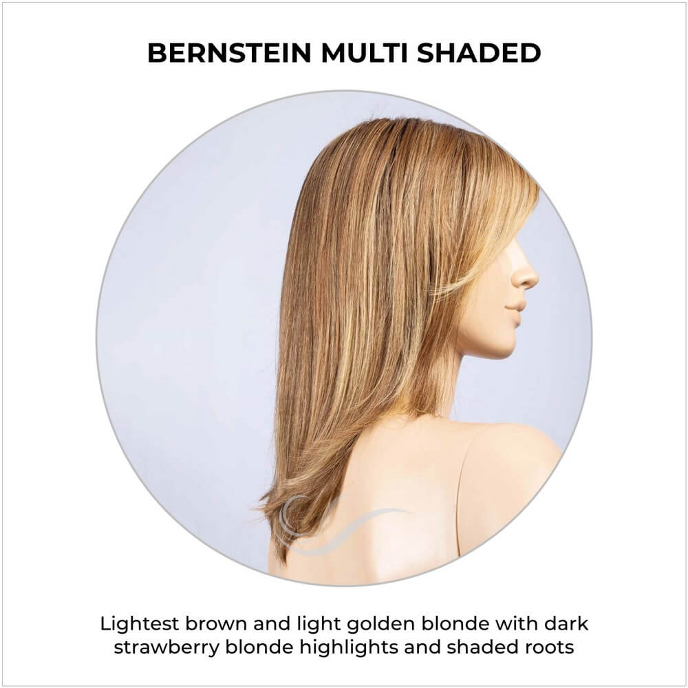 Luna by Ellen Wille in Bernstein Multi Shaded-Lightest brown and light golden blonde with dark strawberry blonde highlights and shaded roots
