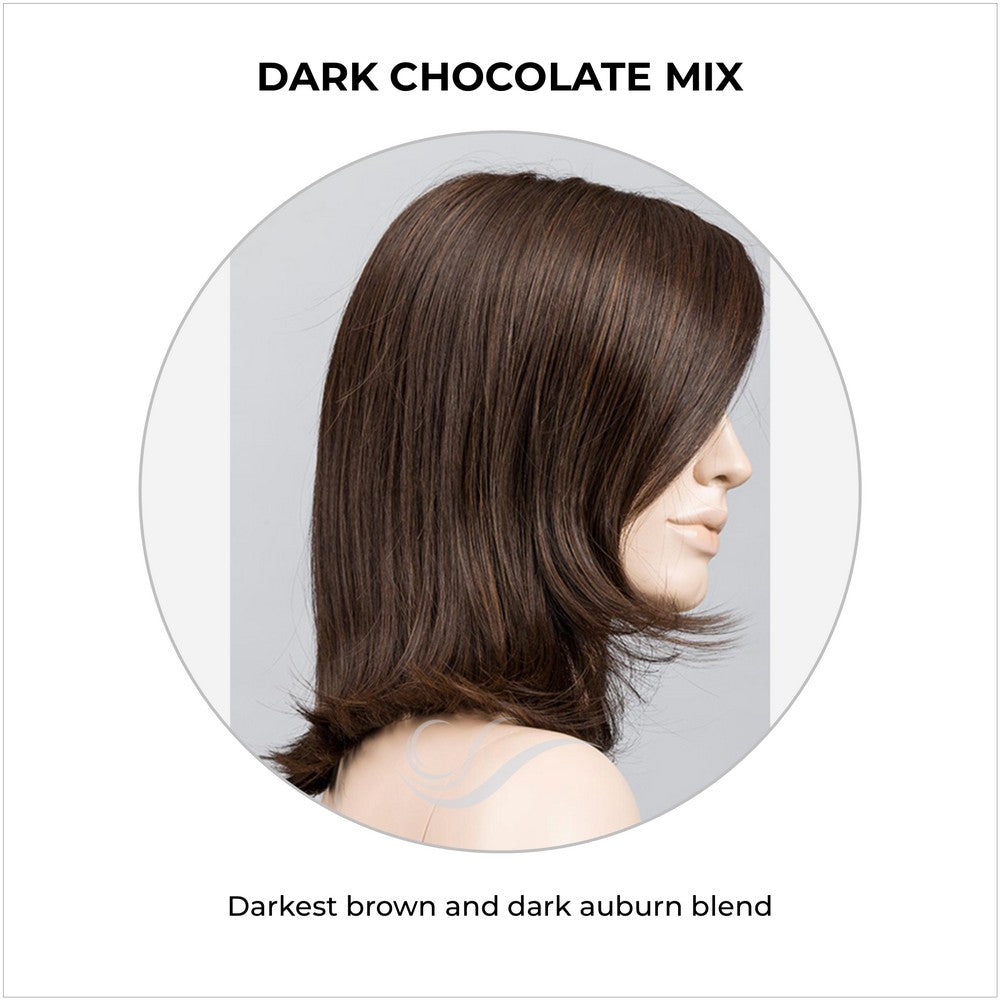 Melody by Ellen Wille in Dark Chocolate Mix-Darkest brown and dark auburn blend