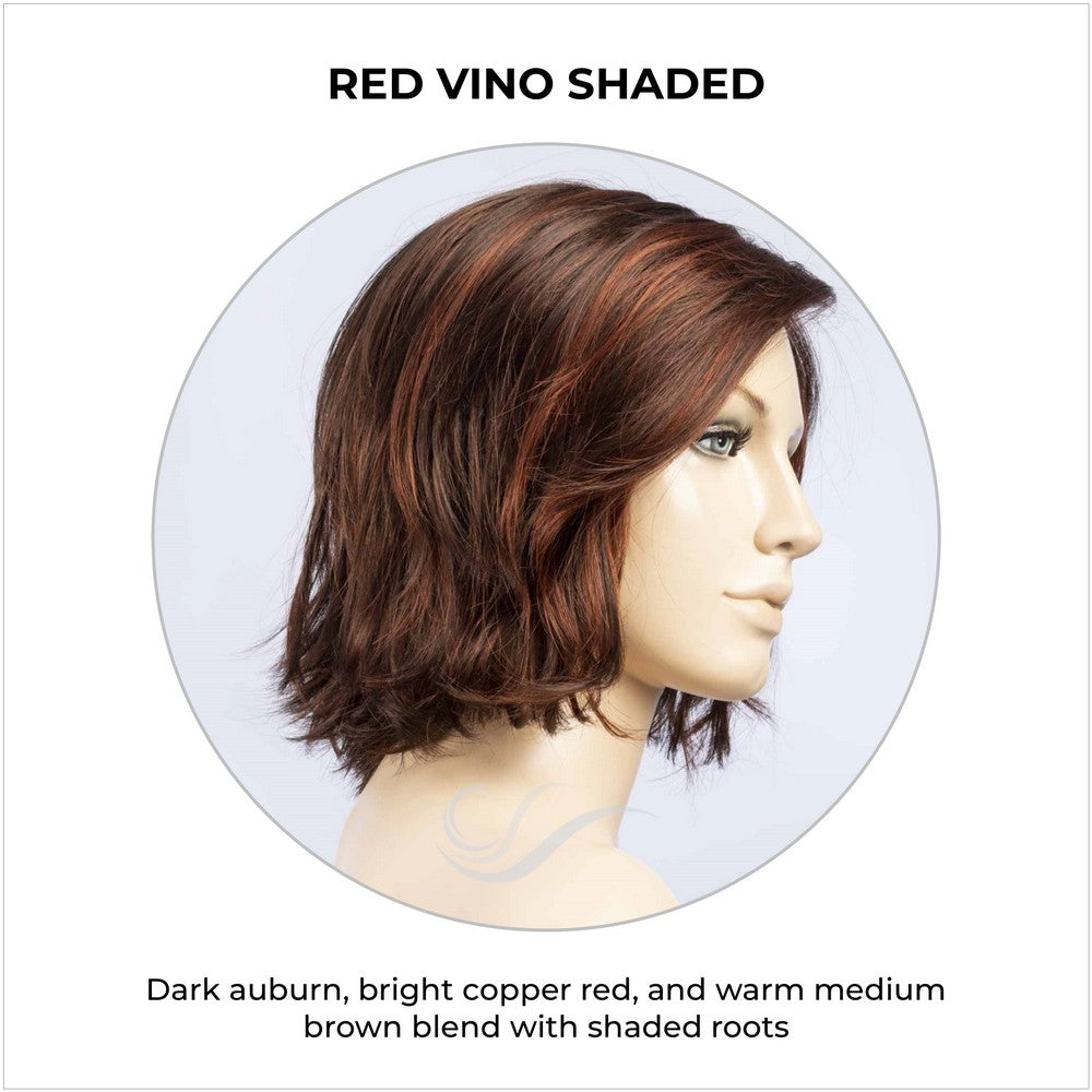 Nola by Ellen Wille in Red Vino Shaded-Dark auburn, bright copper red, and warm medium brown blend with shaded roots
