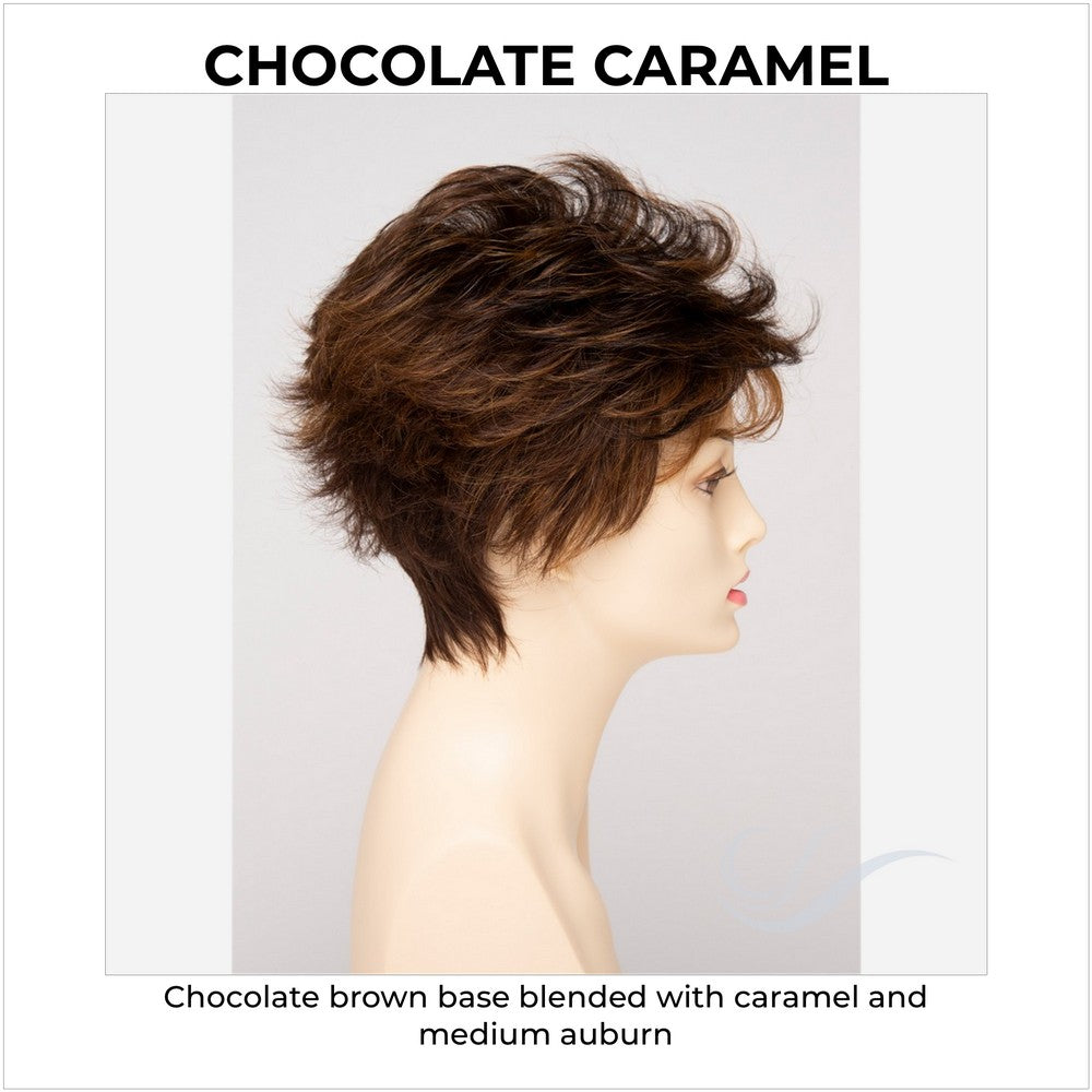 Olivia By Envy in Chocolate Caramel-Chocolate brown base blended with caramel and medium auburn