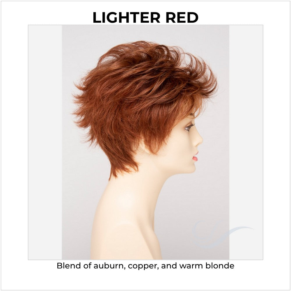 Olivia By Envy in Lighter Red-Blend of auburn, copper, and warm blonde