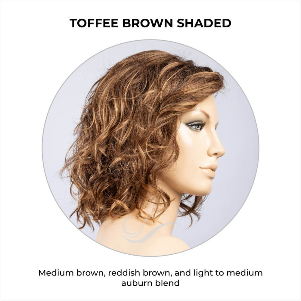 Onda by Ellen Wille in Toffee Brown Shaded-Medium brown, reddish brown, and light to medium auburn blend