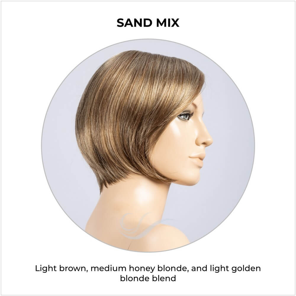 Piemonte Super by Ellen Wille in Sand Mix-Light brown, medium honey blonde, and light golden blonde blend