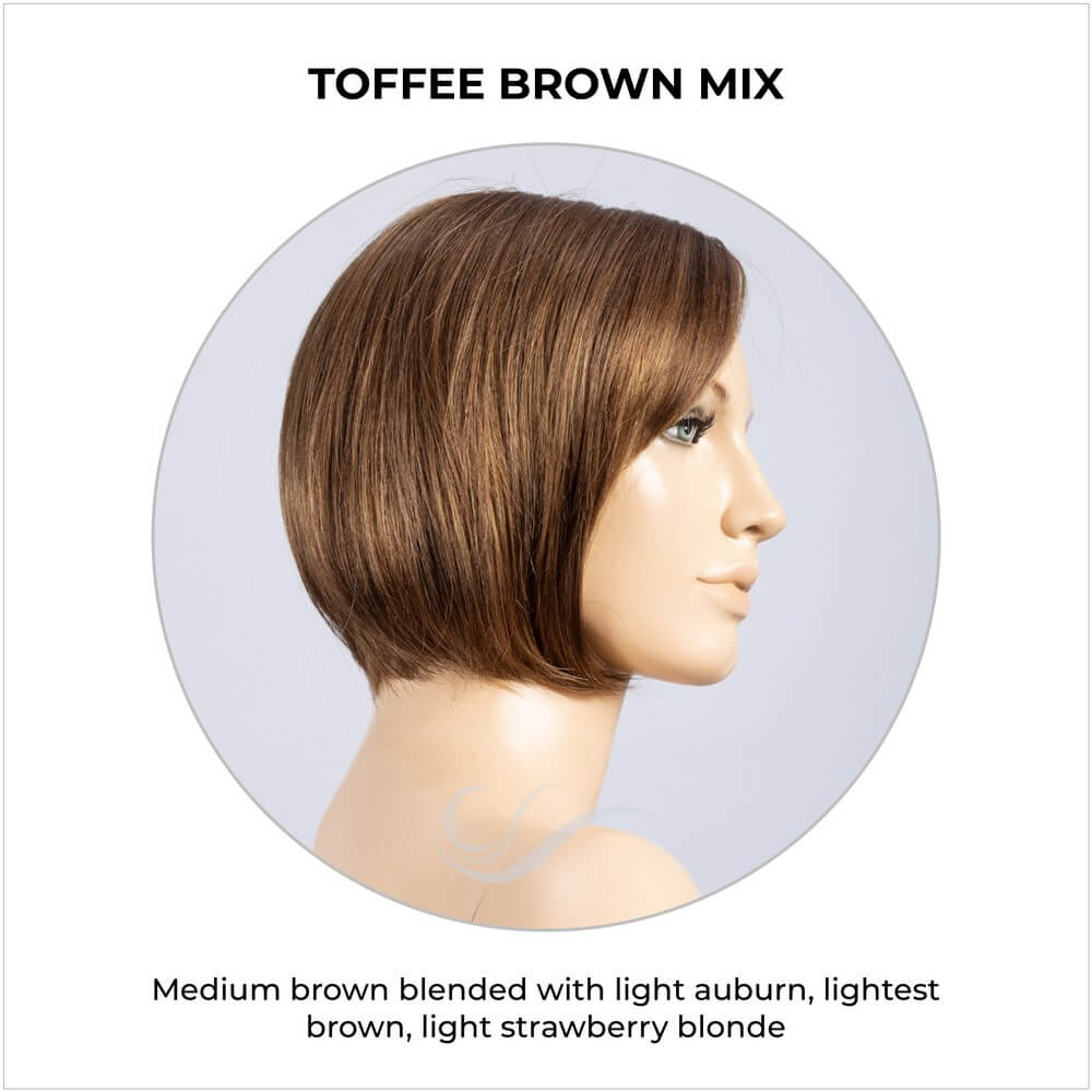 Piemonte Super by Ellen Wille in Toffee Brown Mix-Medium brown blended with light auburn, lightest brown, light strawberry blonde