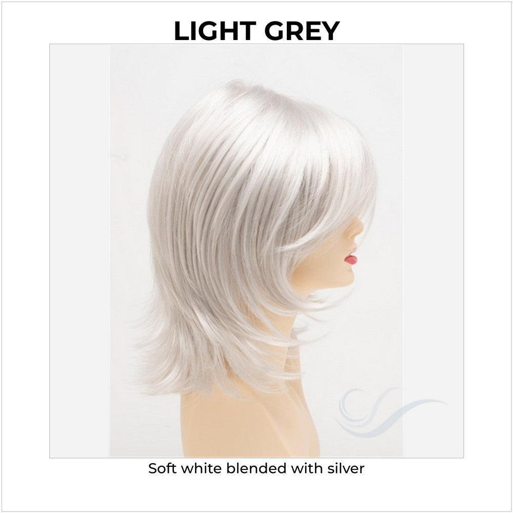 Rose by Envy in Light Grey-Soft white blended with silver
