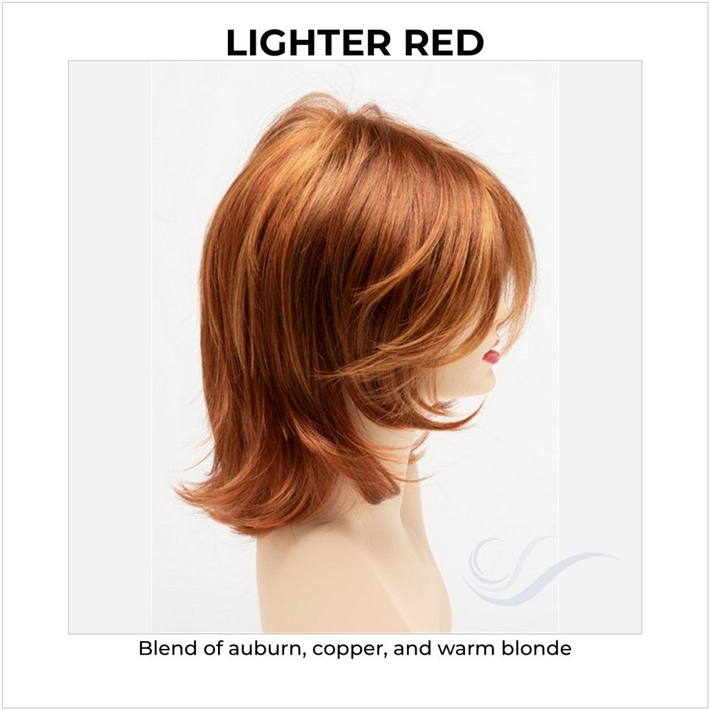Rose by Envy in Lighter Red-Blend of auburn, copper, and warm blonde