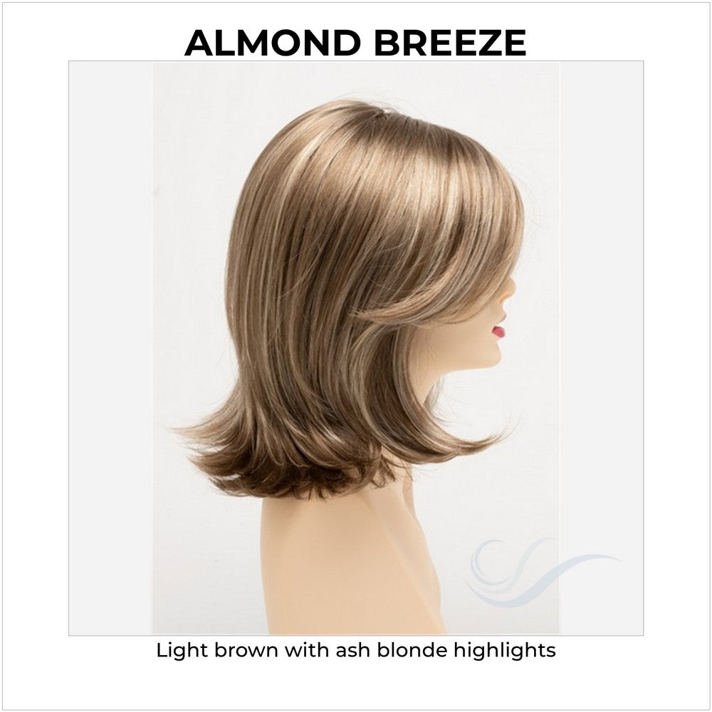 Sam by Envy in Almond Breeze-Light brown with ash blonde highlights