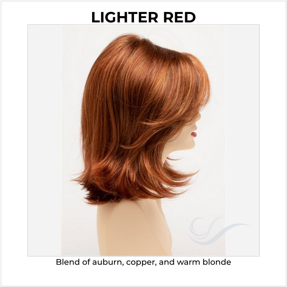 Sam by Envy in Lighter Red-Blend of auburn, copper, and warm blonde