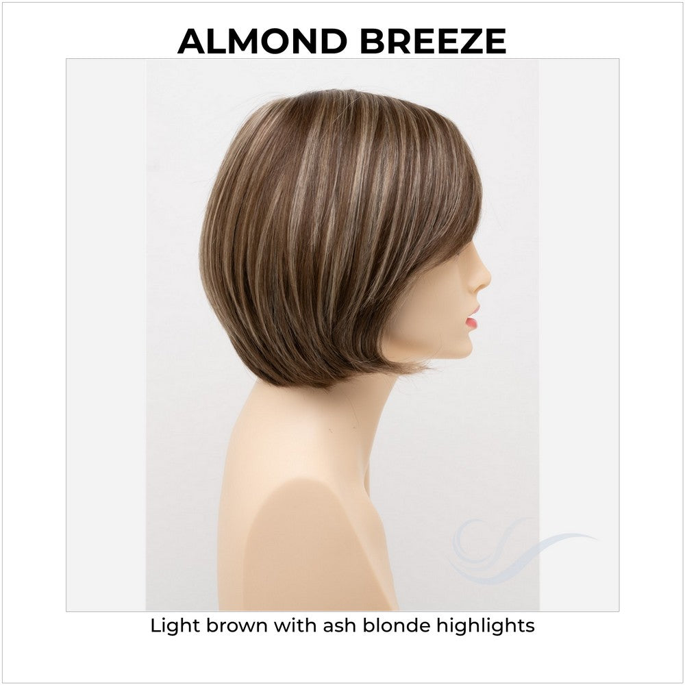 Shyla By Envy in Almond Breeze-Light brown with ash blonde highlights