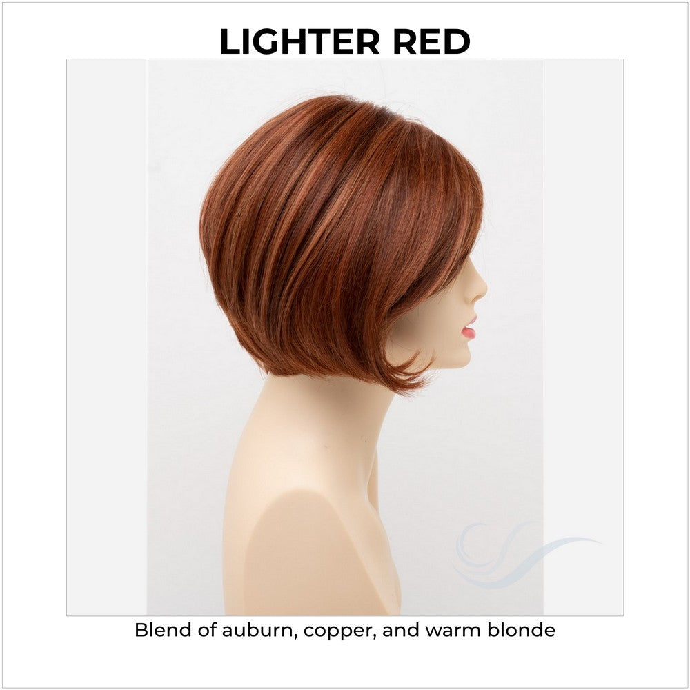Shyla By Envy in Lighter Red-Blend of auburn, copper, and warm blonde