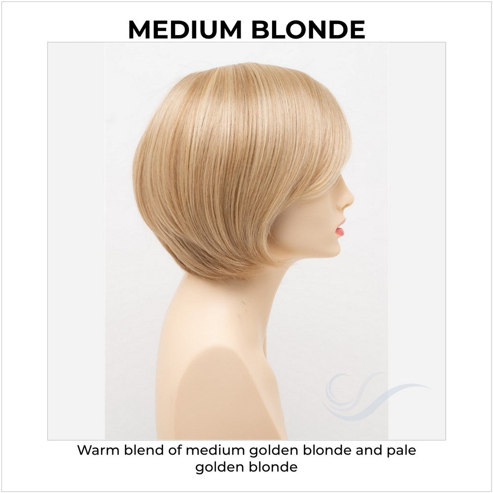 Shyla By Envy in Medium Blonde-Warm blend of medium golden blonde and pale golden blonde