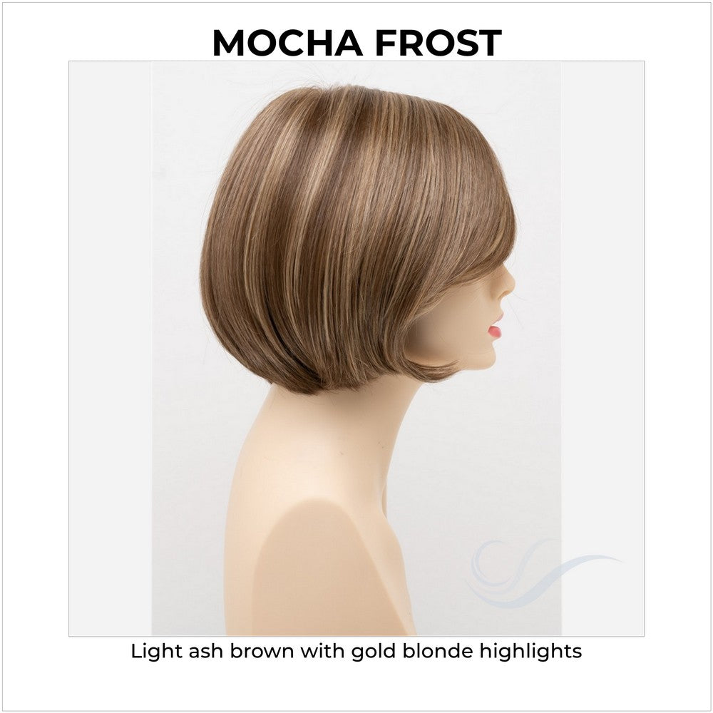 Shyla By Envy in Mocha Frost-Light ash brown with gold blonde highlights