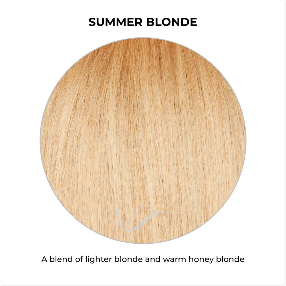 Summer Blonde-A blend of lighter blonde and warm honey blonde