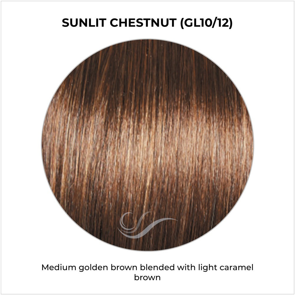 Sunlit Chestnut (GL10/12)-Medium golden brown blended with light caramel brown