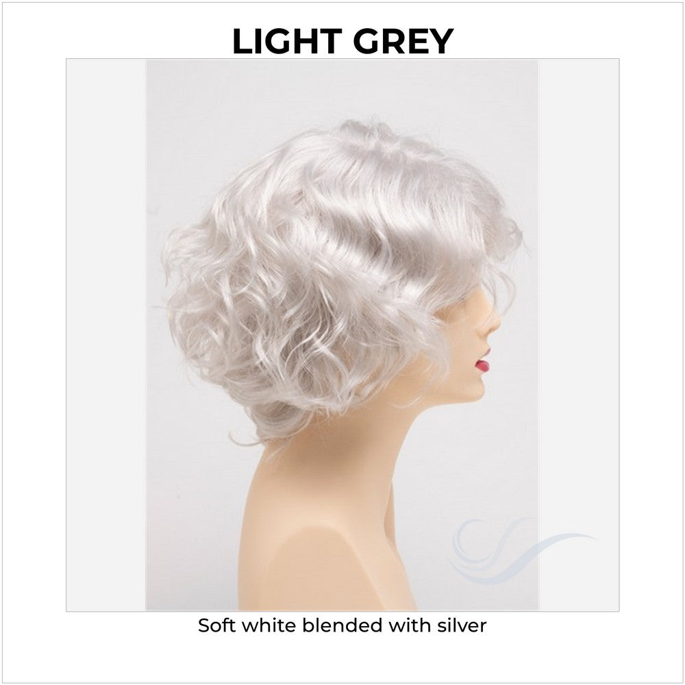 Suzi by Envy in Light Grey-Soft white blended with silver