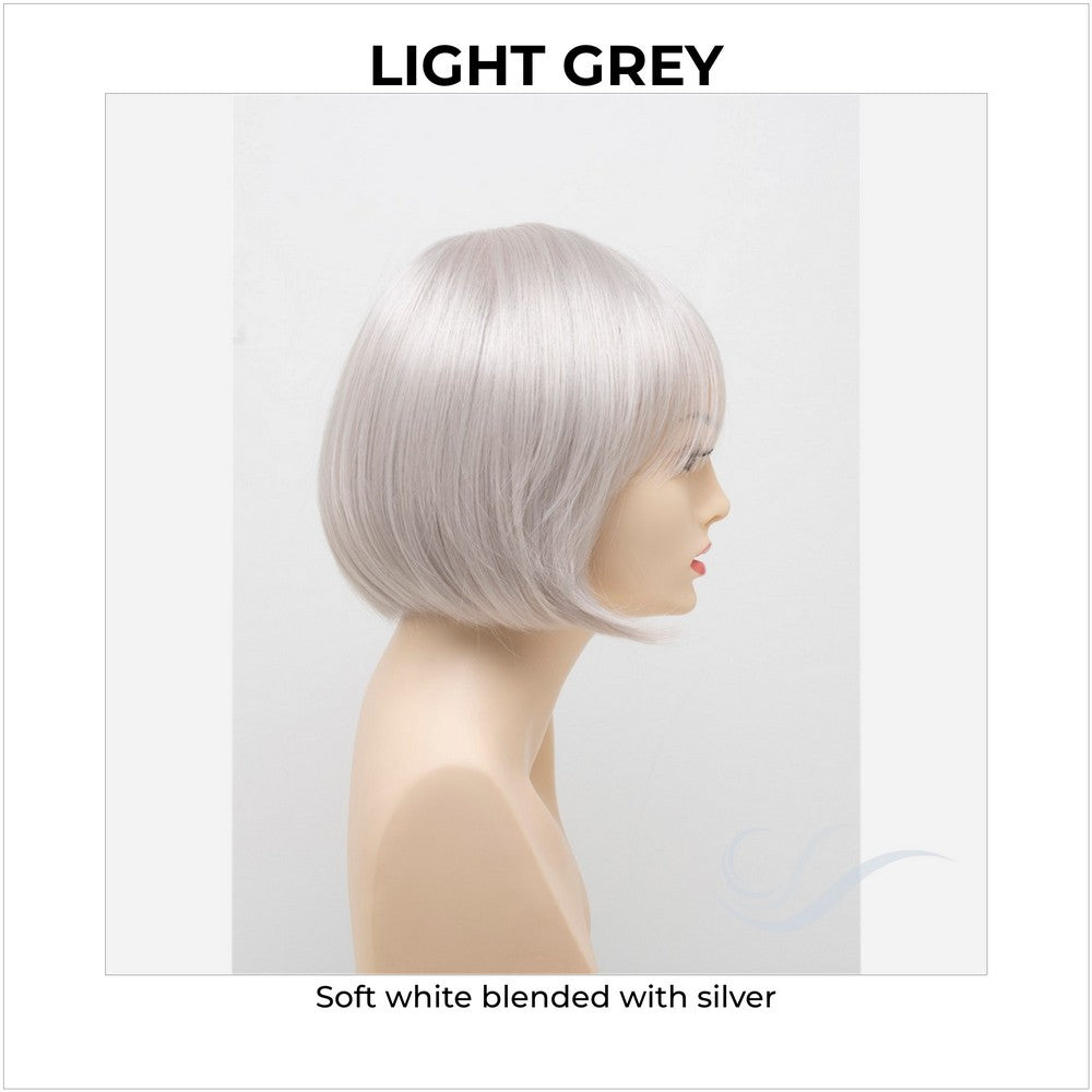 Tandi By Envy in Light Grey-Soft white blended with silver
