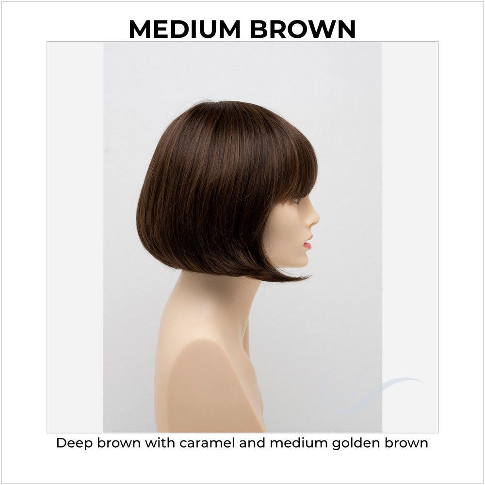 Tandi By Envy in Medium Brown-Deep brown with caramel and medium golden brown