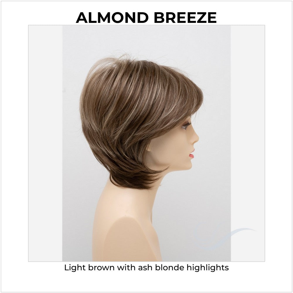 Whitney By Envy in Almond Breeze-Light brown with ash blonde highlights