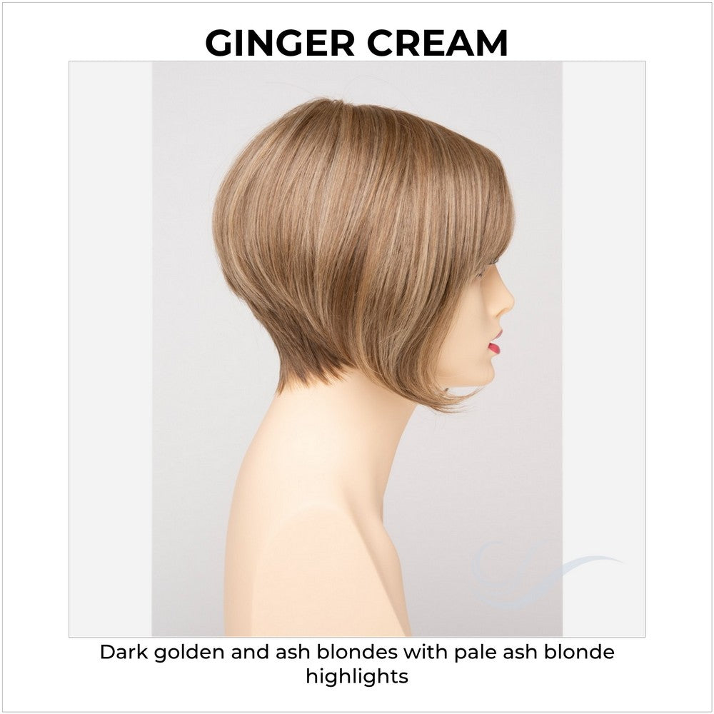 Yuri By Envy in Ginger Cream-Dark golden and ash blondes with pale ash blonde highlights