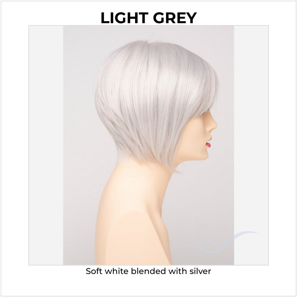 Yuri By Envy in Light Grey-Soft white blended with silver