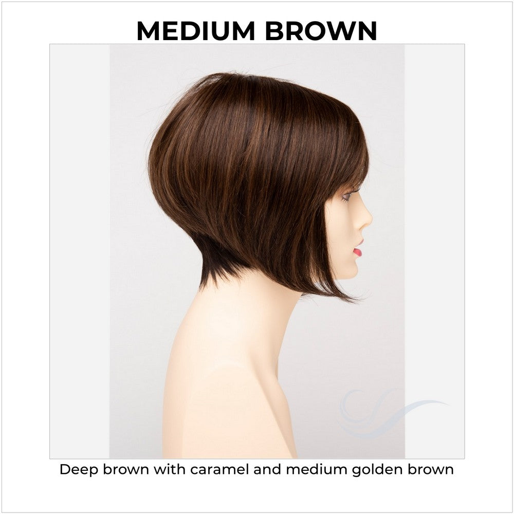 Yuri By Envy in Medium Brown-Deep brown with caramel and medium golden brown