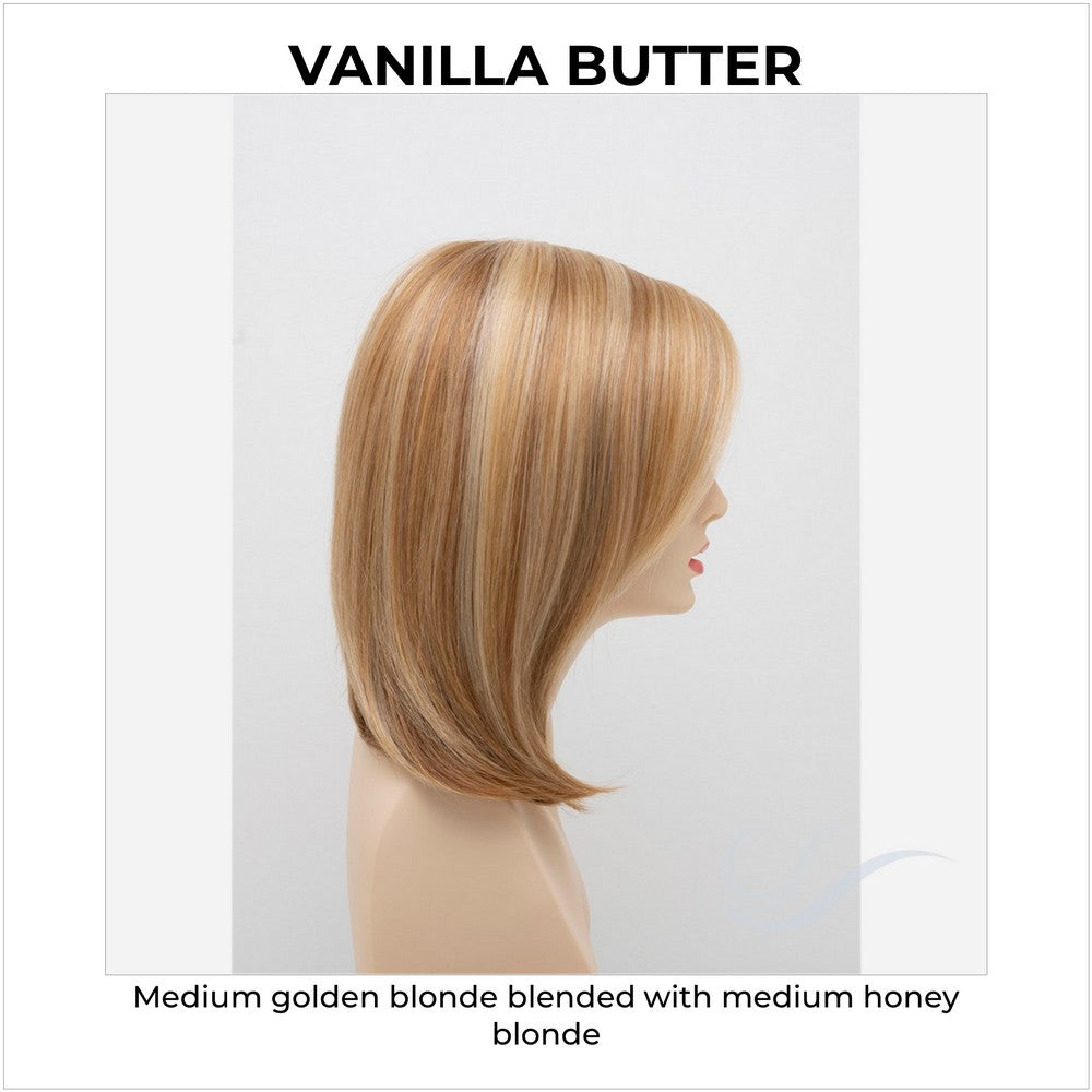 Zoey By Envy in Vanilla Butter-Medium golden blonde blended with medium honey blonde