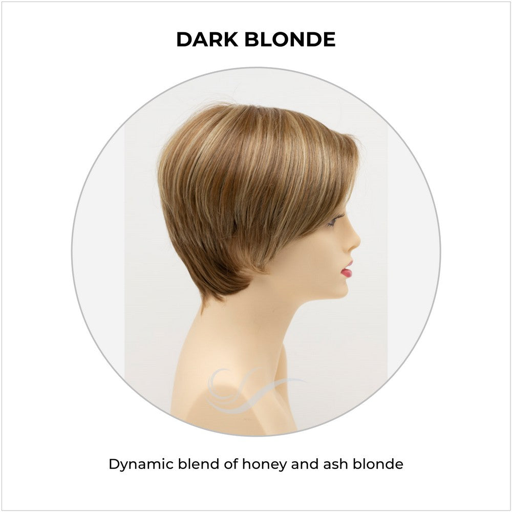 Billie wig by Envy in Dark Blonde-Dynamic blend of honey and ash blonde