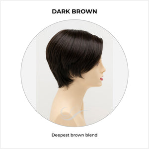 Billie wig by Envy in Dark Brown-Deepest brown blend