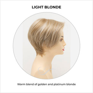 Billie wig by Envy in Light Blonde-Warm blend of golden and platinum blonde
