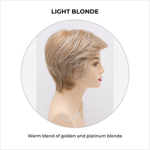 Paula wig by Envy in Light Blonde-Warm blend of golden and platinum blonde