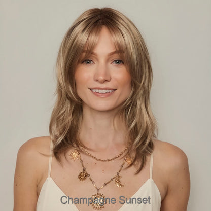 Alicia by Orchid wig in Champagne Sunset
