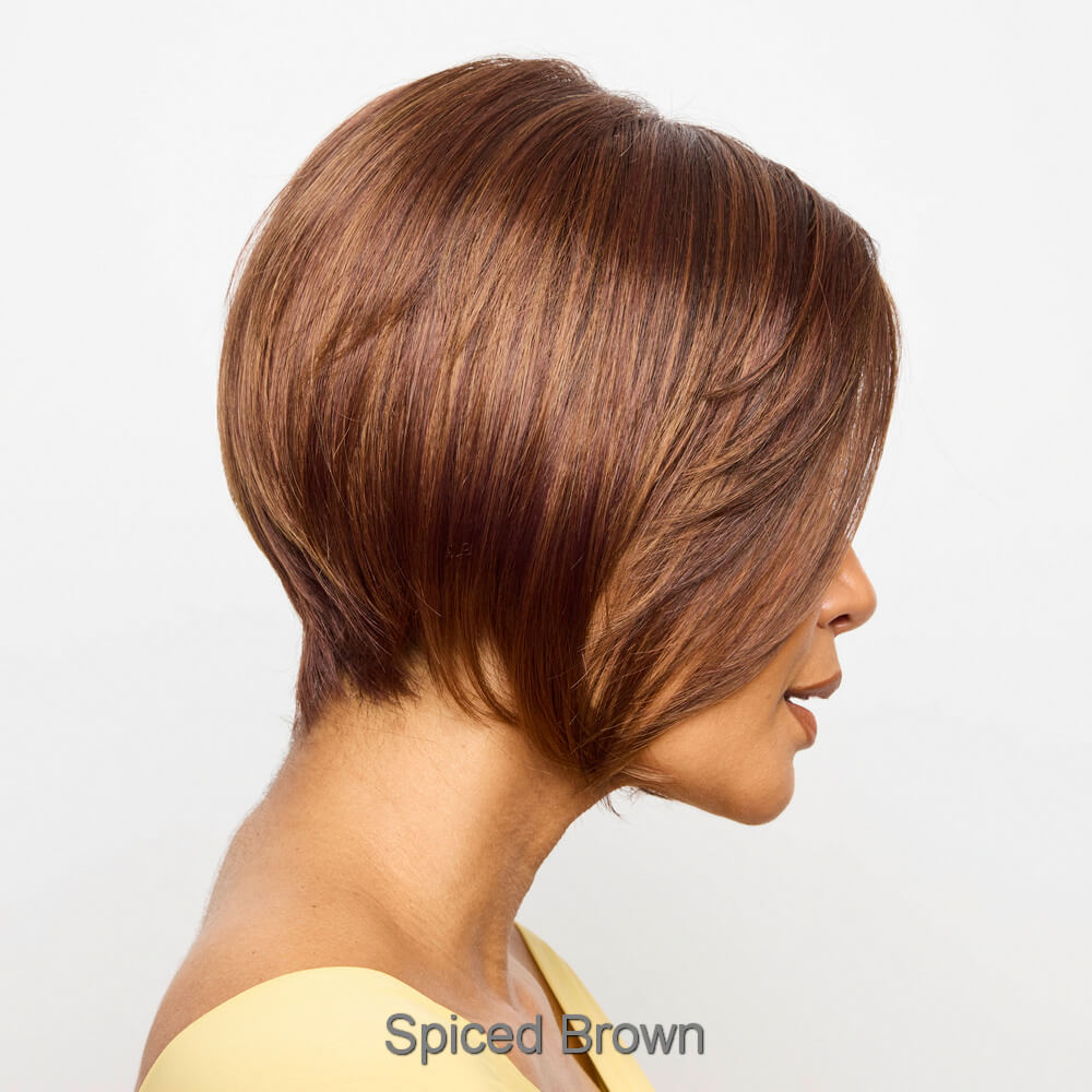 Beau by Noriko wig in Spiced Brown Image 5