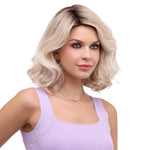 Load image into Gallery viewer, Brittaney by Envy wig in Platinum Shadow-R Image 4

