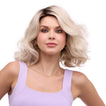 Load image into Gallery viewer, Brittaney by Envy wig in Platinum Shadow-R Image 3
