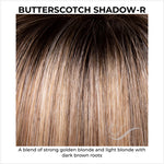 Load image into Gallery viewer, Butterscotch Shadow-R-A blend of strong, golden blonde and light blonde with dark brown roots
