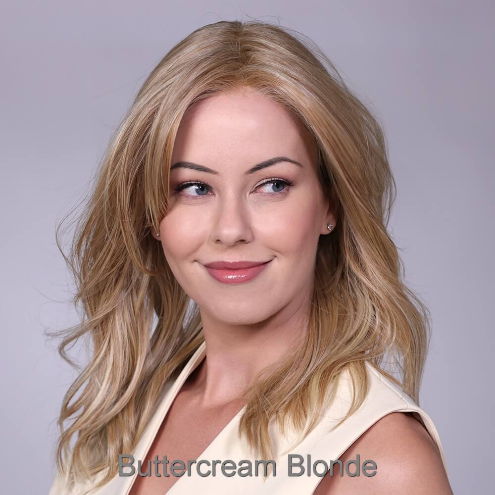 Cambridge by Belle Tress wig in Buttercream Blonde Image 6