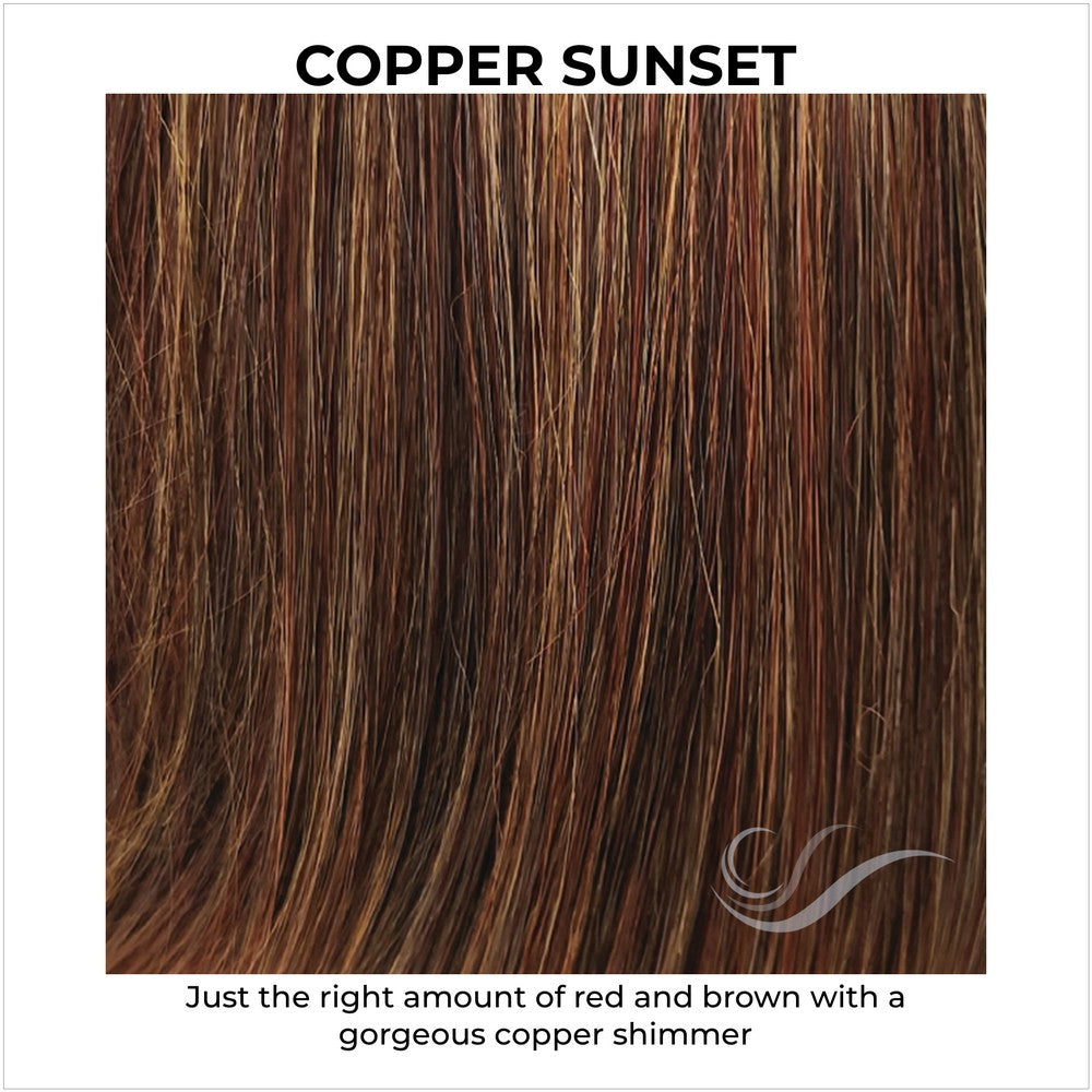 COPPER SUNSET-Just the right amount of red and brown with a gorgeous copper shimmer