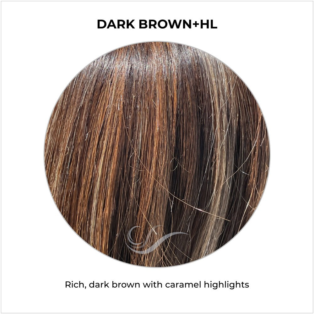 Dark Brown+HL-Rich, dark brown with caramel highlights