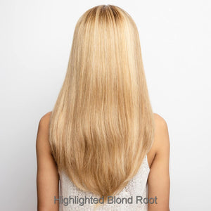 Darra by Amore wig in Highlighted Blond Root Image 6
