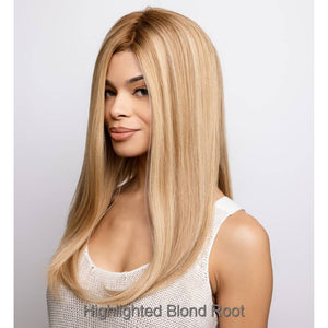Darra by Amore wig in Highlighted Blond Root Image 5