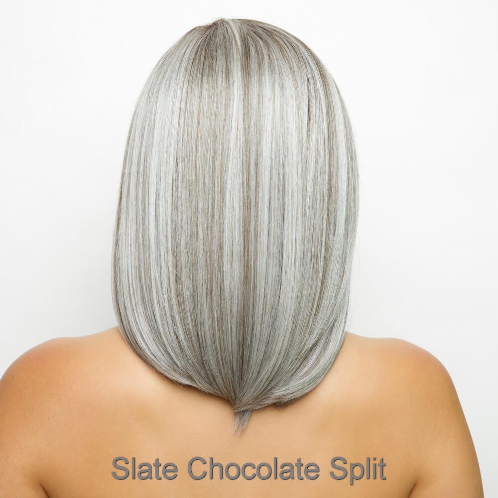 Davina by Orchid wig in Slate Chocolate Split Image 6