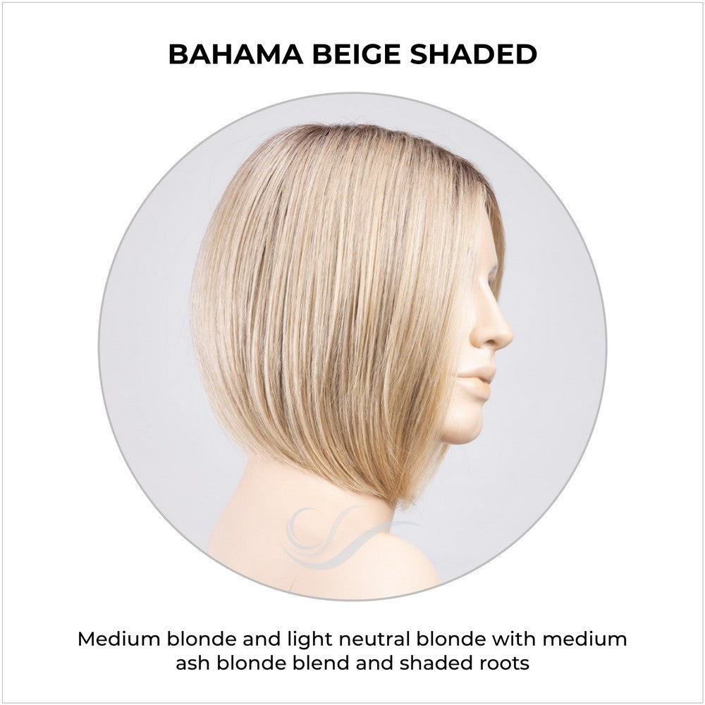 Dua by Ellen Wille in Bahama Beige Shaded-Medium blonde and light neutral blonde with medium ash blonde blend and shaded roots