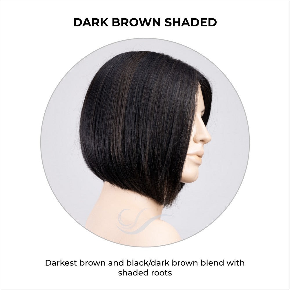 Dua by Ellen Wille in Dark Brown Shaded-Darkest brown and black/dark brown blend with shaded roots