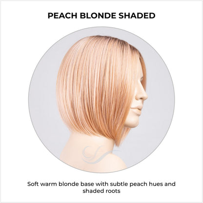 Dua by Ellen Wille in Peach Blonde Shaded-Soft warm blonde base with subtle peach hues and shaded roots