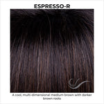 Load image into Gallery viewer, Espresso-R-A cool, multi-dimensional medium brown with darker brown roots
