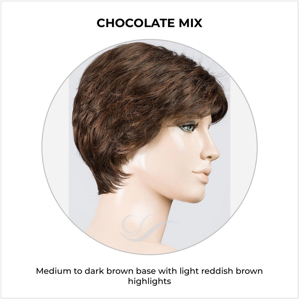 Estate by Ellen Wille in Chocolate Mix-Medium to dark brown base with light reddish brown highlights